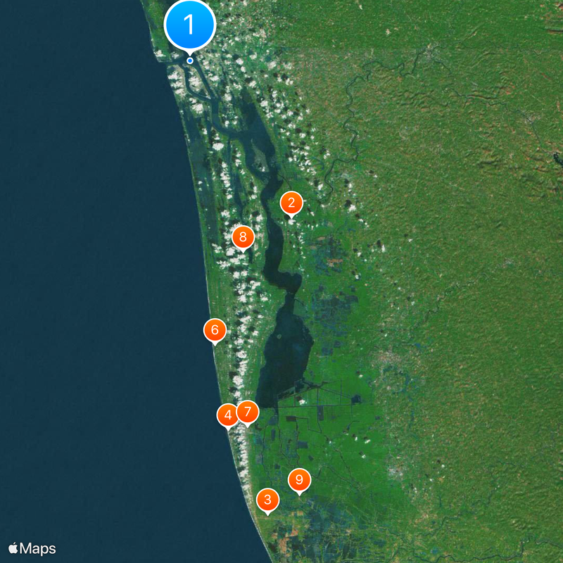 Cochin Port Map
