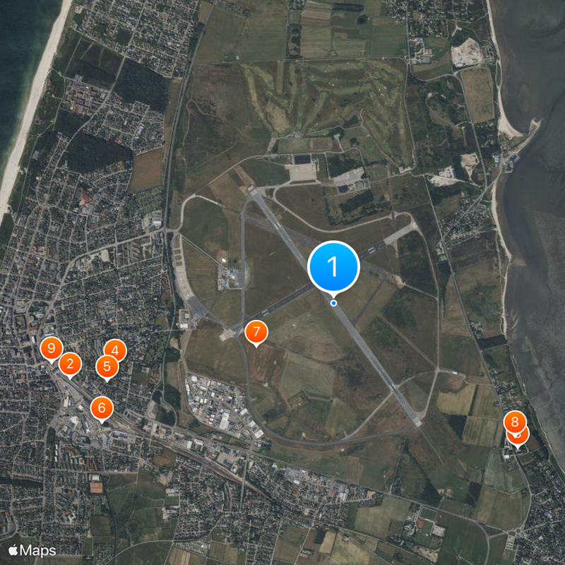 Sylt Airport Map