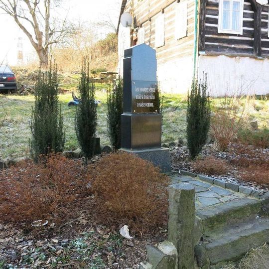 Pomník osvobození v Křižíkově ulici v Horní Polici