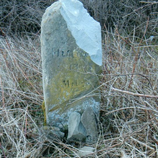 Milestone, Willersley Court; 300m E