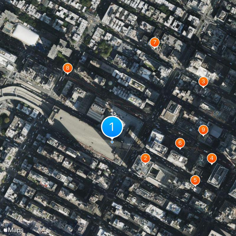 Port Authority Bus Terminal Map