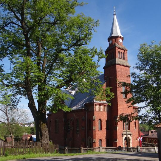 All Saints church in Szerzyny