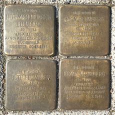 Stolperstein à la mémoire de Hermann Heinrich  Blumberg