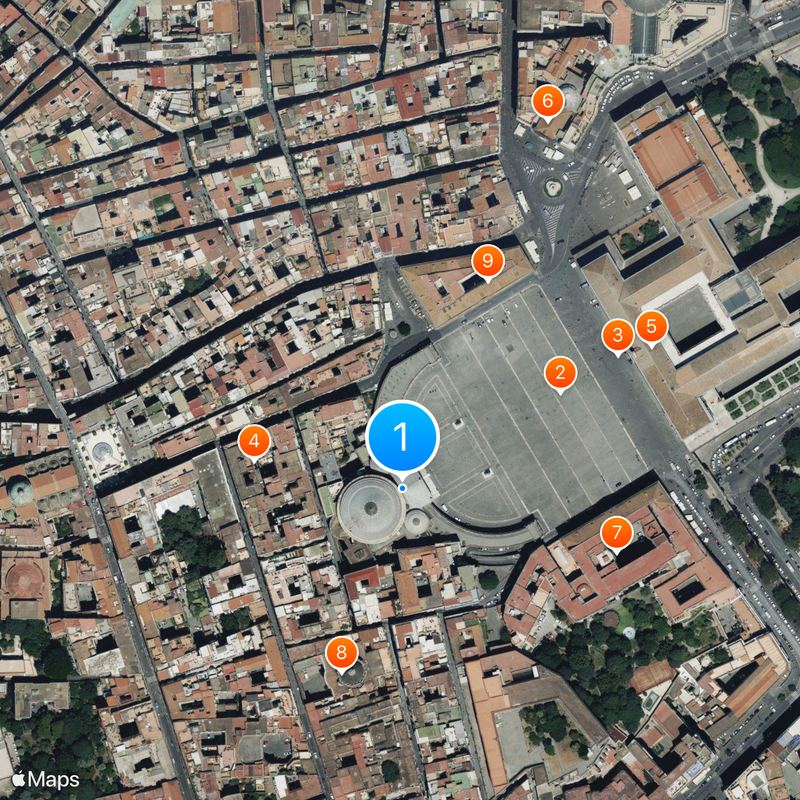 Basilica di San Francesco di Paola Mappa