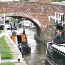 Grand Union Canal Little Braunston Lock At Bridge Number 2