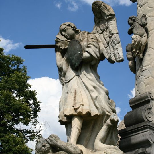 Mariánsky stĺp, Morový stĺp, socha iv. -kópia