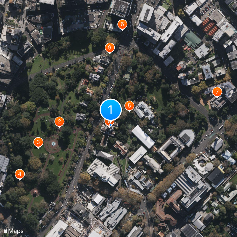 University of Auckland Map