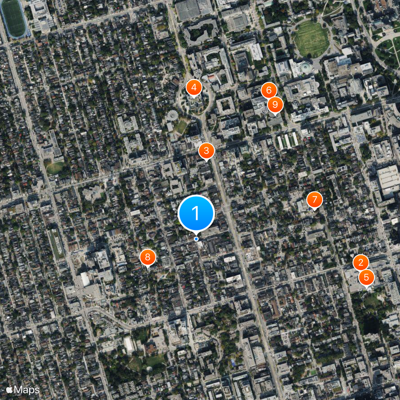 Kensington Market Mapa