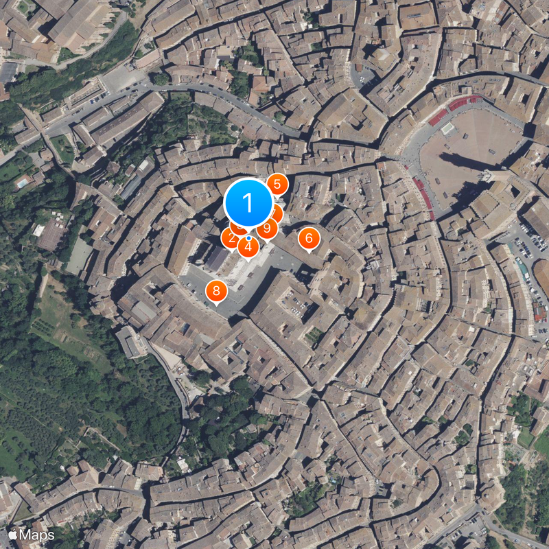 Siena Cathedral Map