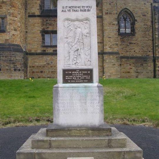 Siddal War Memorial, Halifax