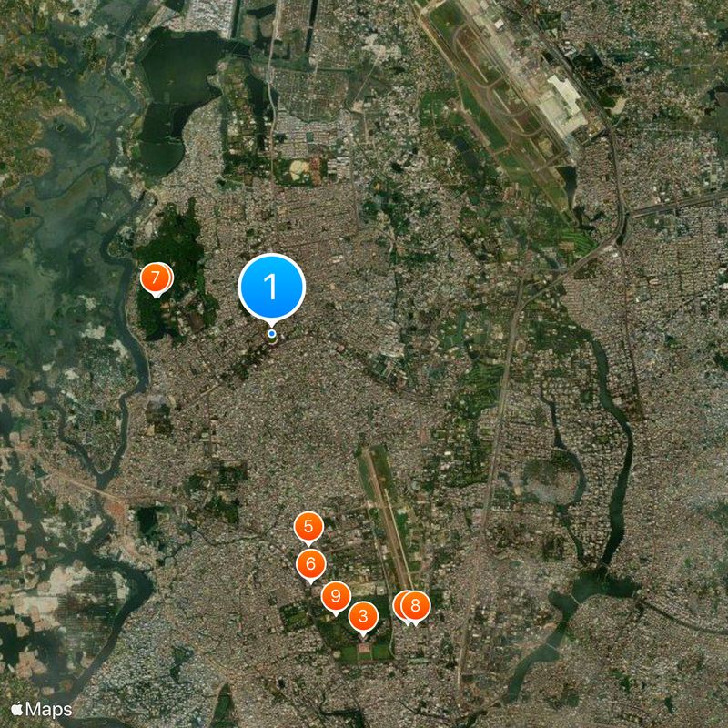 Sher-e-Bangla National Cricket Stadium Map