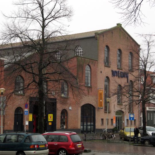 Voormalige fabriekshal van de vroegere suikerfabriek