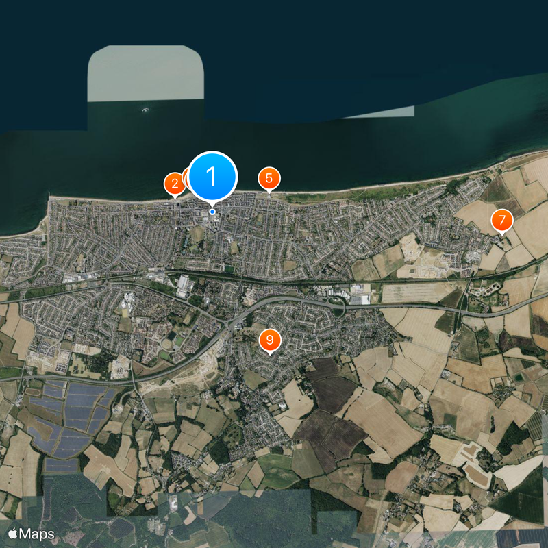 Herne Bay Map