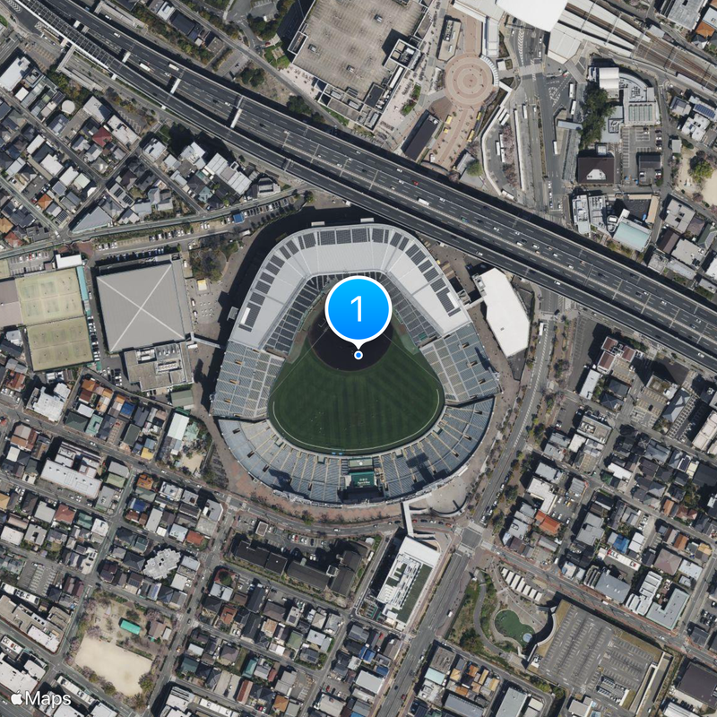 Koshien Stadium Map