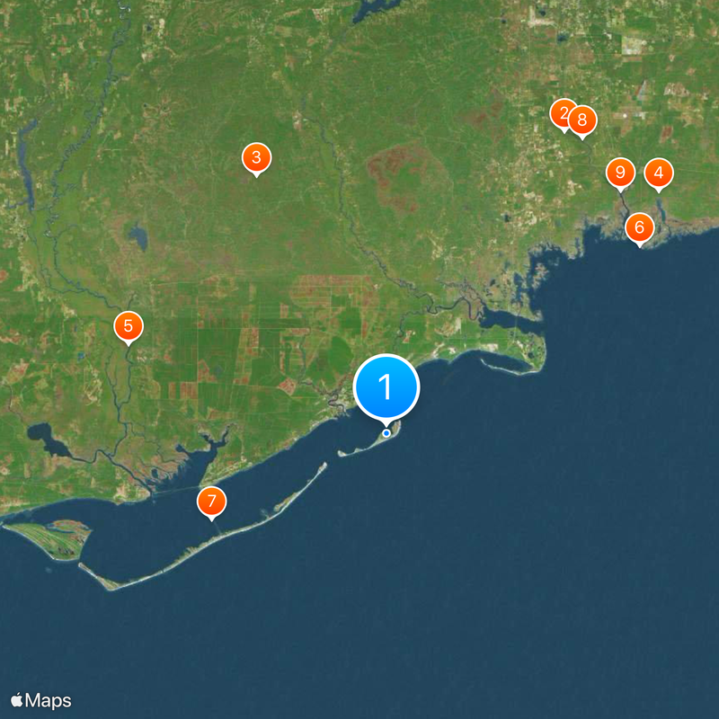 Dog Island Map