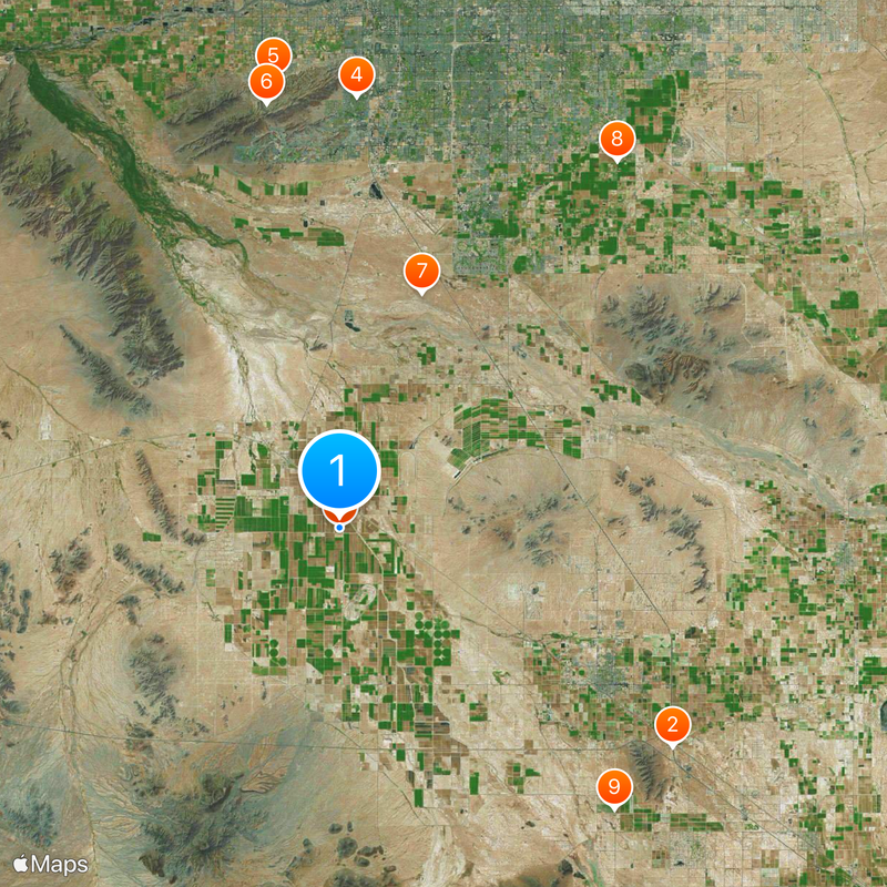 Arizona Sun Corridor Map