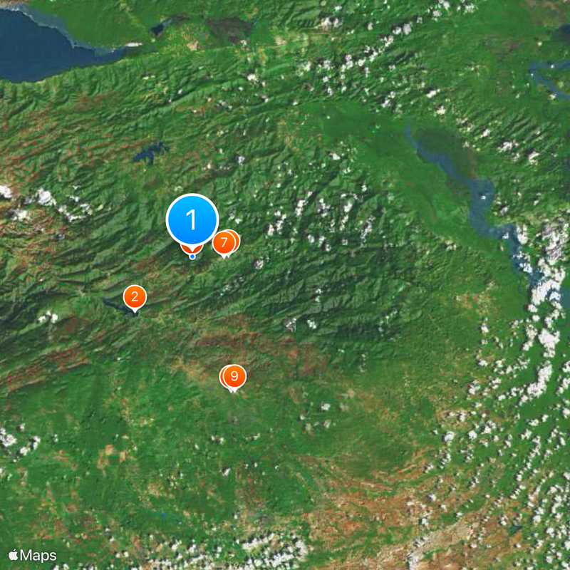 Parc national Cueva del Guácharo Carte