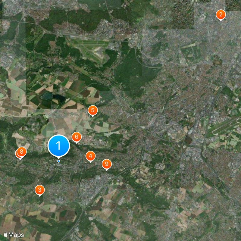 University of Paris-Sud Map
