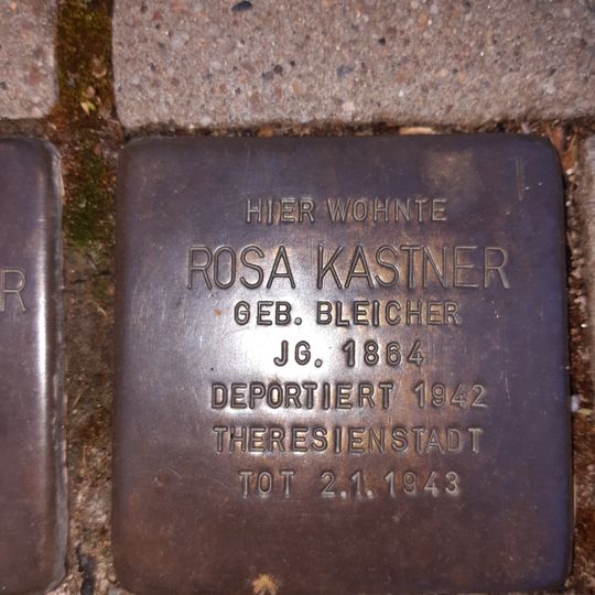 Stolperstein en memoria de Rosa Kastner