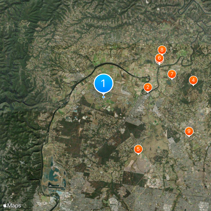 Western Sydney University Map