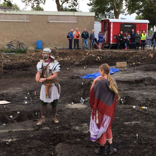 Terrein waarin sporen van bewoning
