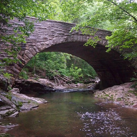 Stone Arch Bridge over McCormick's Creek