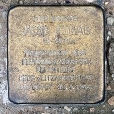 Stolperstein en memoria de Jacob Jedwab