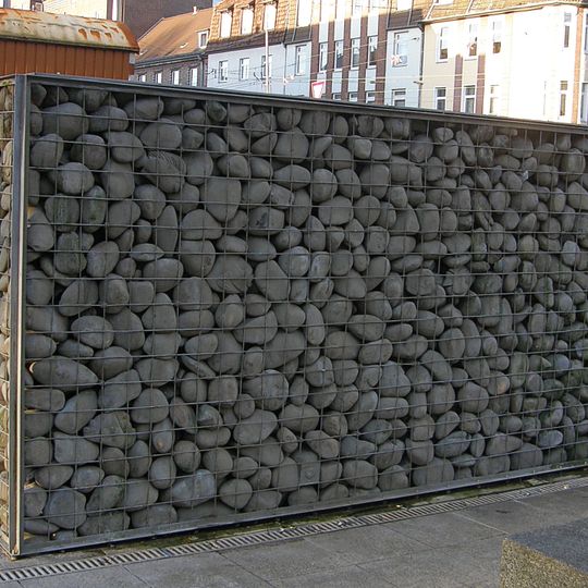 Gabion fountain