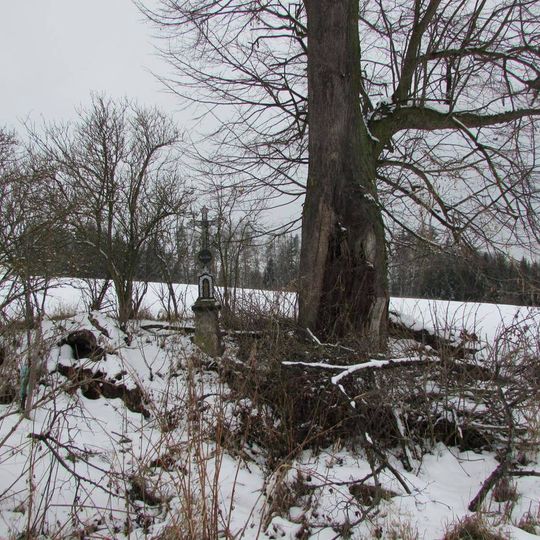 Kříž jižně od Trnávky u silnice mezi Červenou Řečicí a Popelištnou