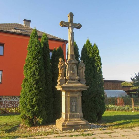 Kříž se sousoším Kalvárie v Bohuslavicích