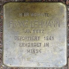 Stolperstein en memoria de Franz Lehmann