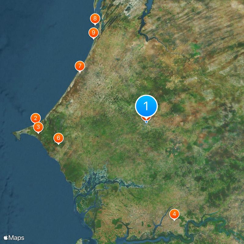 Mouride Map