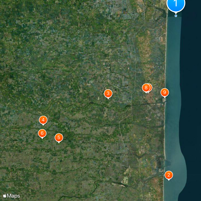 Karaikal district Map