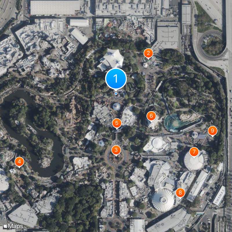 Dumbo the Flying Elephant Mappa