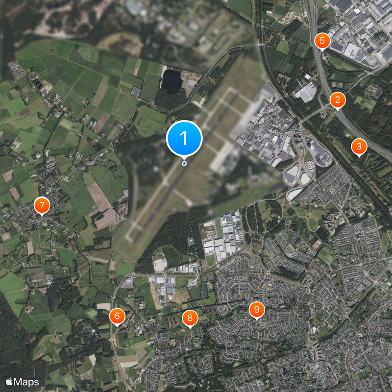 Eindhoven Airport Map