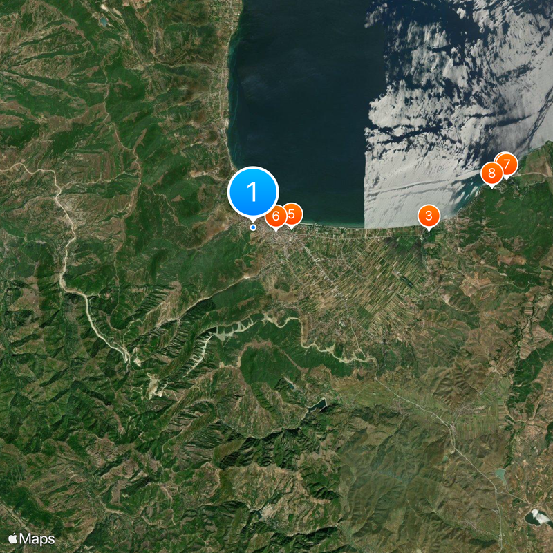Pogradec Map