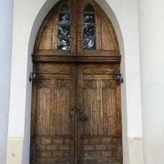 Portal of Lutheran church in Tirza