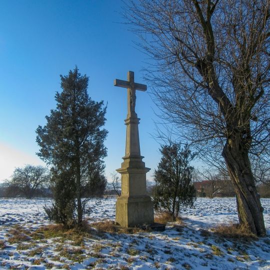 Kříž na okraji Topolan