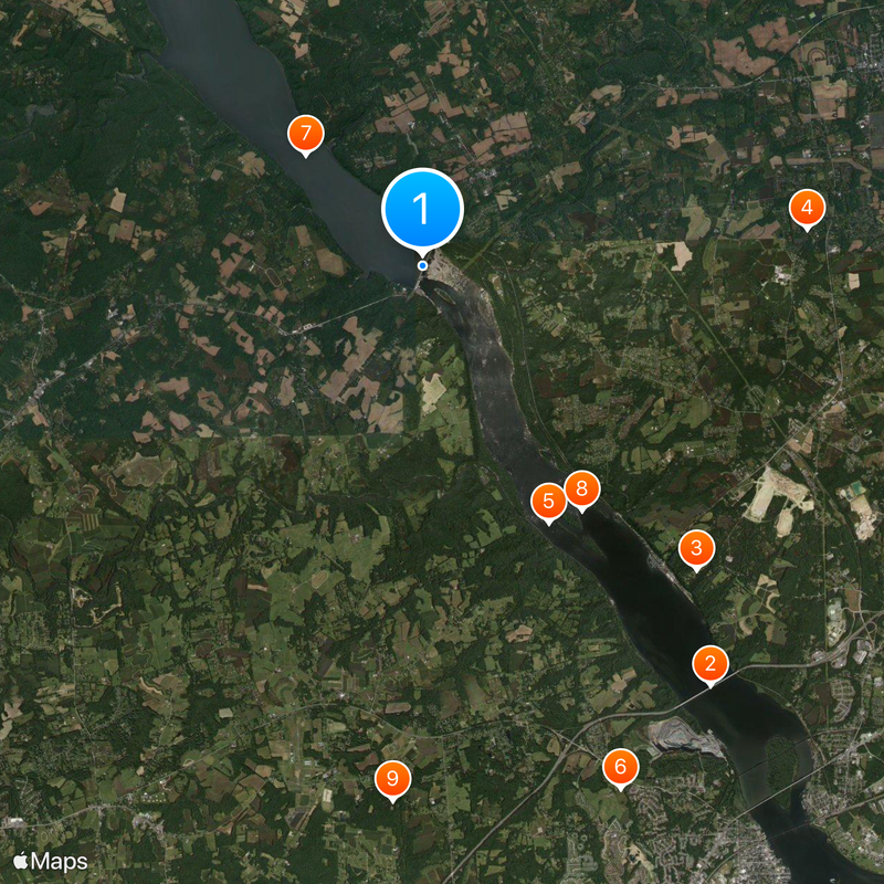 Conowingo Dam Map