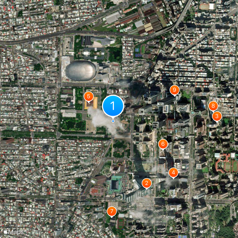 Taipei City Council Mapa