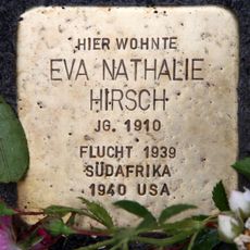 Stolperstein em memória de Eva Nathalie Hirsch