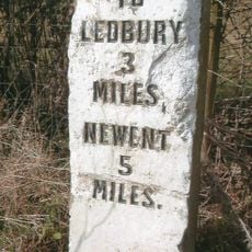 Milestone At Ngr So 7032 3341 On West Side Of Road