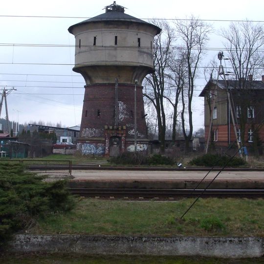 Kolejowa wieża ciśnień w Prabutach