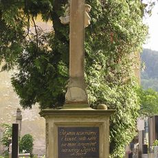 Kříž na hřbitově u kostela svatého Marka v Potštejně