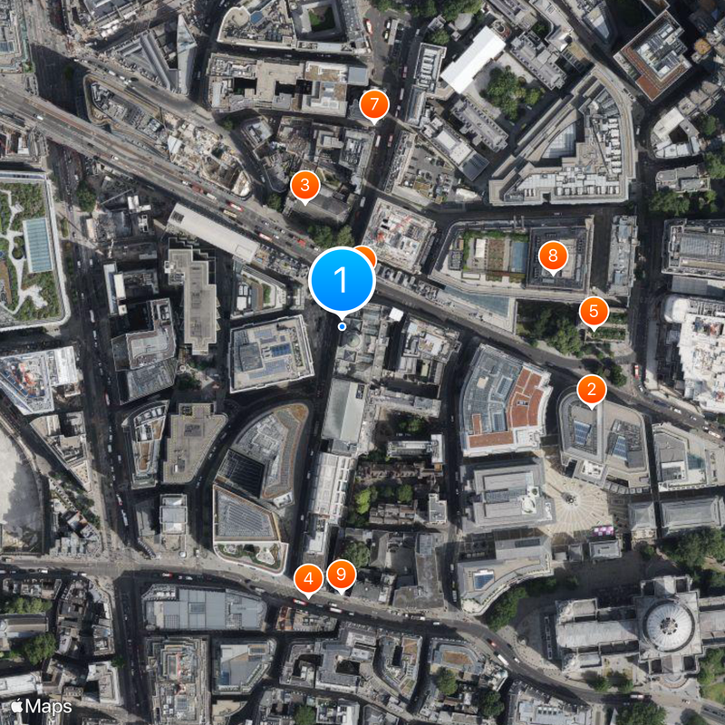 Central Criminal Court Map