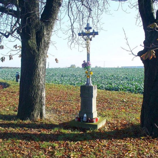 Kříž v ulici U Křížku v Dobřejovicích