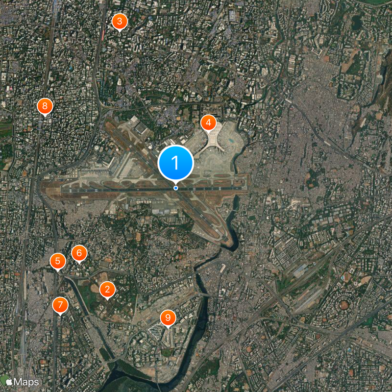 Chhatrapati Shivaji Maharaj International Airport Map