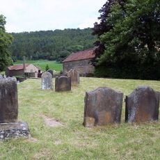 Group Of Font And Two Cross Bases With Shafts Approximately 5 Metres To South West Of Porch Of Church Of St Wilfrid