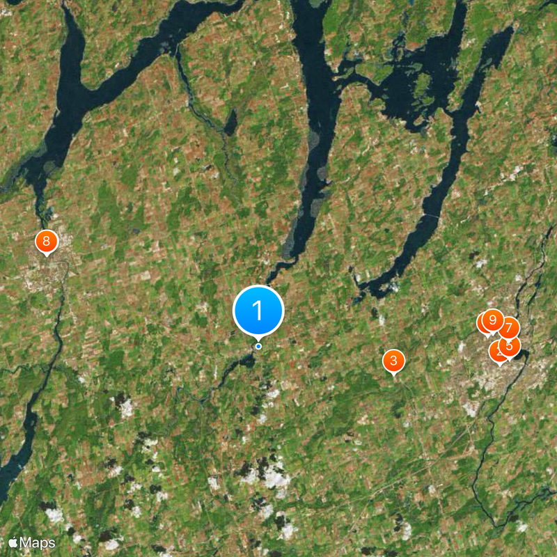 Omemee Map