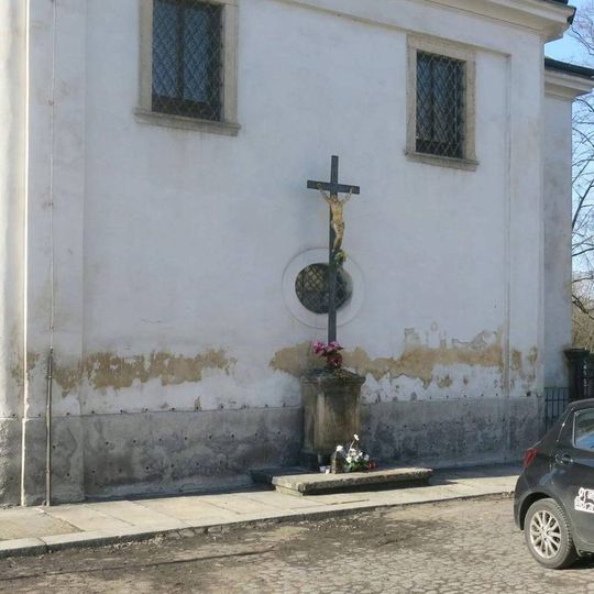 Kříž u kostela Nalezení svatého Kříže v Liberci